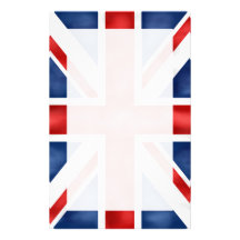 Bandera británica inmóvil  papeleria de diseño