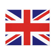 Bandera británica lona estirada galerias