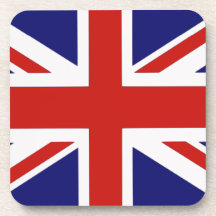 Bandera británica posavasos de bebidas