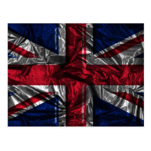 Bandera BRITÁNICA - postal