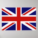 Bandera británica poster