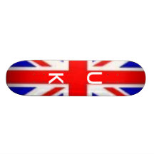 bandera británica, U, K Patineta Personalizada