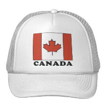 Bandera canadiense gorra
