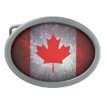 Bandera canadiense hebillas de cinturón