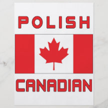 Bandera canadiense polaca de Canadá Tarjeta Publicitaria