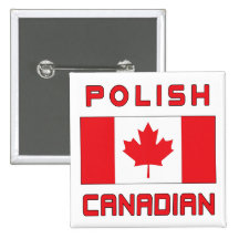 Bandera canadiense polaca de Canadá Pins