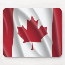 BANDERA CANADIENSE TAPETES DE RATÓN