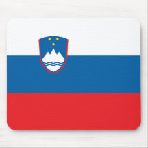 Bandera civil de Eslovenia, Eslovaquia Tapetes De Raton