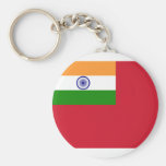 Bandera civil de la India, la India Llaveros Personalizados