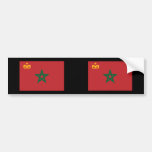 Bandera civil Marruecos, Marruecos Pegatina De Parachoque