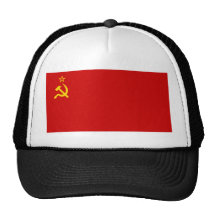 Bandera comunista URSS de Rusia Gorro De Camionero