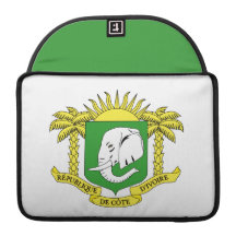 Bandera costamarfileño funda para macbooks