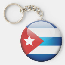 Bandera cubana 2,0 llavero personalizado