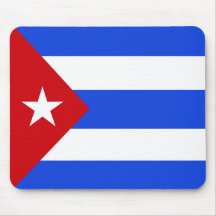 Bandera cubana alfombrilla de ratón