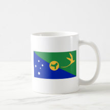 Bandera CX de la Isla de Navidad Taza