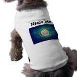Bandera dakotense del sur camiseta de perrito