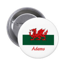 Bandera de Adams Galés botones