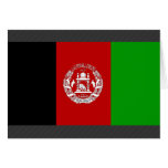Bandera de Afganistán Felicitaciones