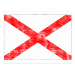 Bandera de Alabama (apenada) Postal