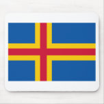 Bandera de Aland Tapetes De Raton