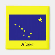 Bandera de Alaska Imán De Frigorifico