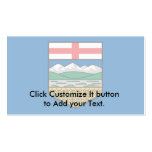 Bandera de Alberta (versión alterna) Plantilla De Tarjeta De Negocio