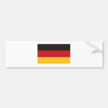 Bandera de Alemania Etiqueta De Parachoque