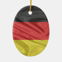 Bandera de Alemania Ornamento De Navidad
