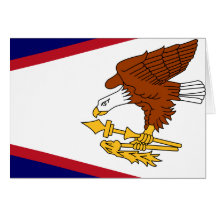 Bandera de alta calidad de American Samoa Tarjeton