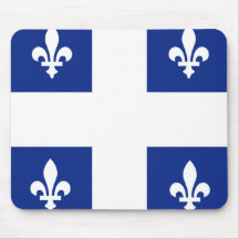 Bandera de alta calidad de Canadá Quebec Tapetes De Ratones