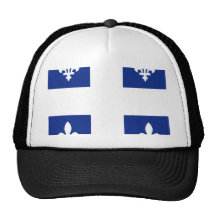 Bandera de alta calidad de Canadá Quebec Gorros Bordados