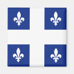 Bandera de alta calidad de Canadá Quebec Iman