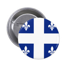 Bandera de alta calidad de Canadá Quebec Pin