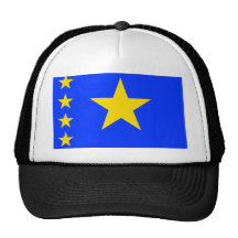 Bandera de alta calidad de Congo Kinshasa Gorros