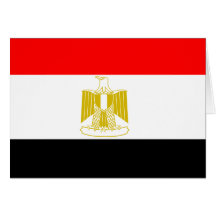 Bandera de alta calidad de Egipto Felicitación