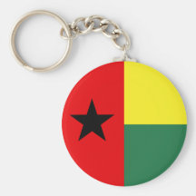 Bandera de alta calidad de Guinea-Bissau Llaveros Personalizados