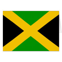 Bandera de alta calidad de Jamaica Tarjetas