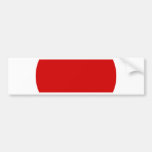 Bandera de alta calidad de Japón Etiqueta De Parachoque