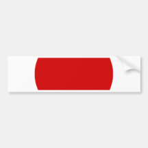 Bandera de alta calidad de Japón Etiqueta De Parachoque