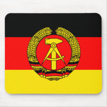 Bandera de alta calidad de la Alemania Oriental Tapetes De Ratones