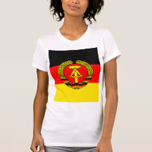 Bandera de alta calidad de la Alemania Oriental Camisetas
