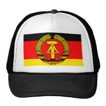 Bandera de alta calidad de la Alemania Oriental Gorros Bordados