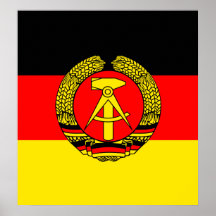 Bandera de alta calidad de la Alemania Oriental Impresiones
