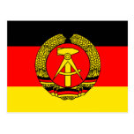 Bandera de alta calidad de la Alemania Oriental Postal