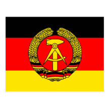 Bandera de alta calidad de la Alemania Oriental Postal