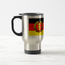 Bandera de alta calidad de la Alemania Oriental Taza