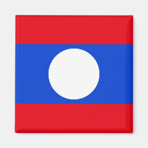 Bandera de alta calidad de Laos Imanes Para Frigoríficos