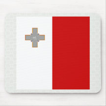 Bandera de alta calidad de Malta Alfombrillas De Ratón