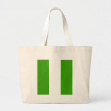 Bandera de alta calidad de Nigeria Bolsa Lienzo