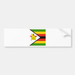 Bandera de alta calidad de Zimbabwe Pegatina De Parachoque